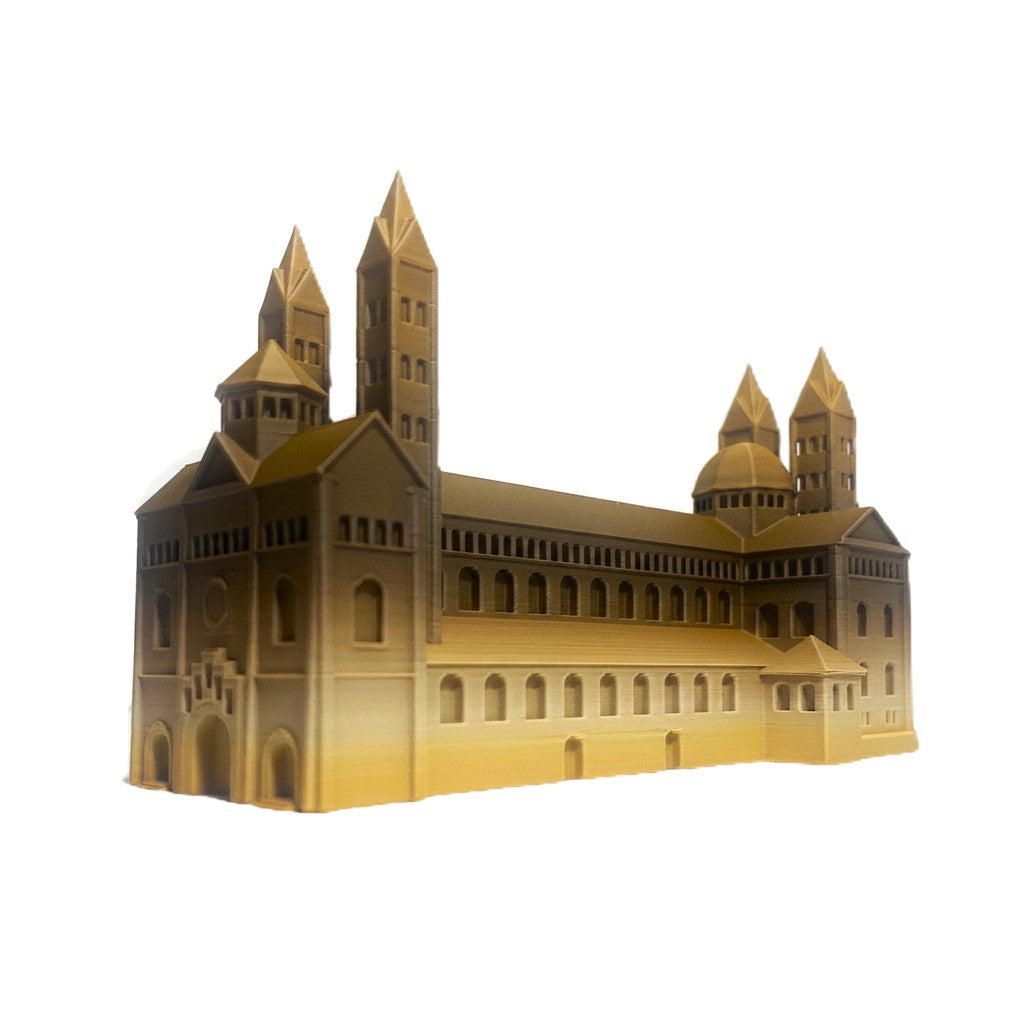 Miniature architectural figurine of the Speyer Cathedral by Tiny Monuments