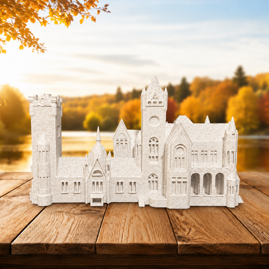 Miniature architectural figurine of Schloss Drachenburg Bonn by Tiny Monuments