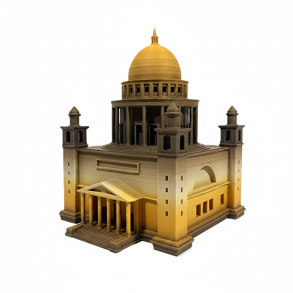 Miniature architectural figurine of St. Nicholas Church Potsdam by Tiny Monuments