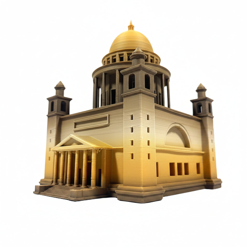 Miniature architectural figurine of St. Nicholas Church Potsdam by Tiny Monuments