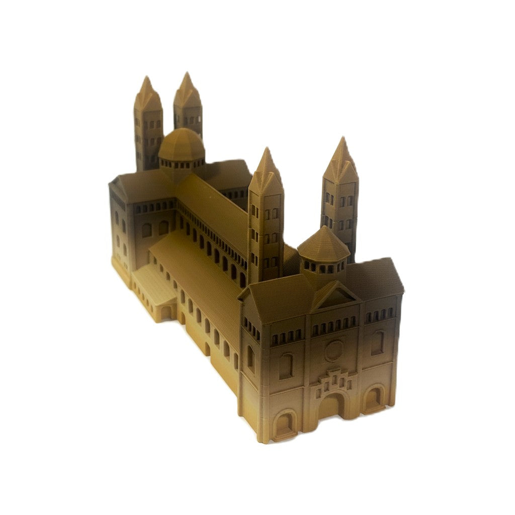 Miniature architectural figurine of the Speyer Cathedral by Tiny Monuments