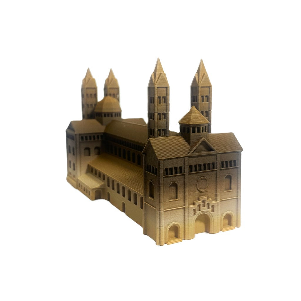 Miniature architectural figurine of the Speyer Cathedral by Tiny Monuments