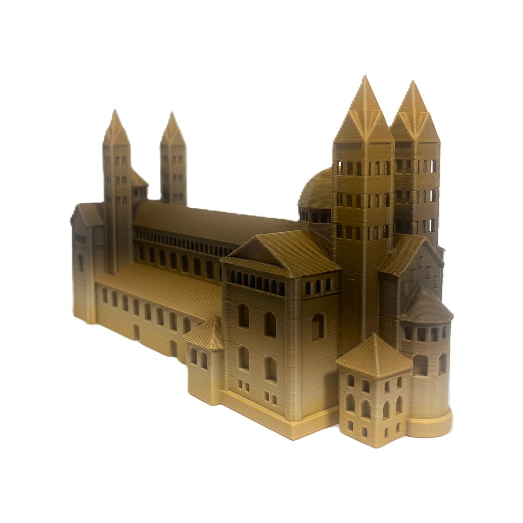 Miniature architectural figurine of the Speyer Cathedral by Tiny Monuments