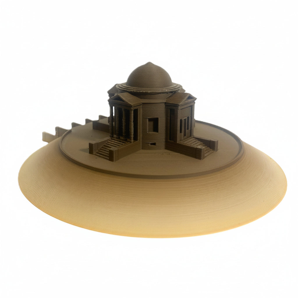 Miniature architectural figurine of the Grabkapelle Stuttgart by Tiny Monuments