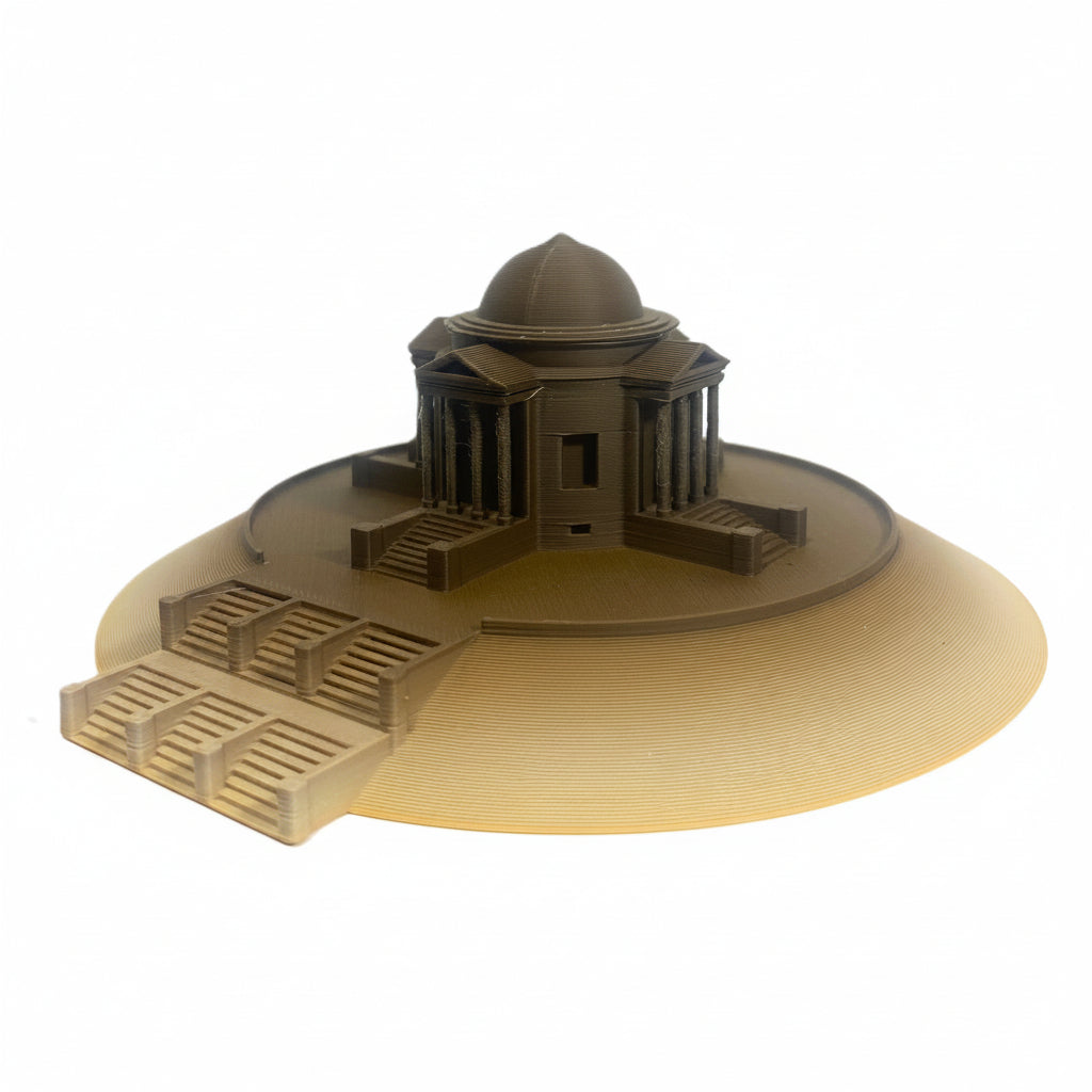 Miniature architectural figurine of the Grabkapelle Stuttgart by Tiny Monuments