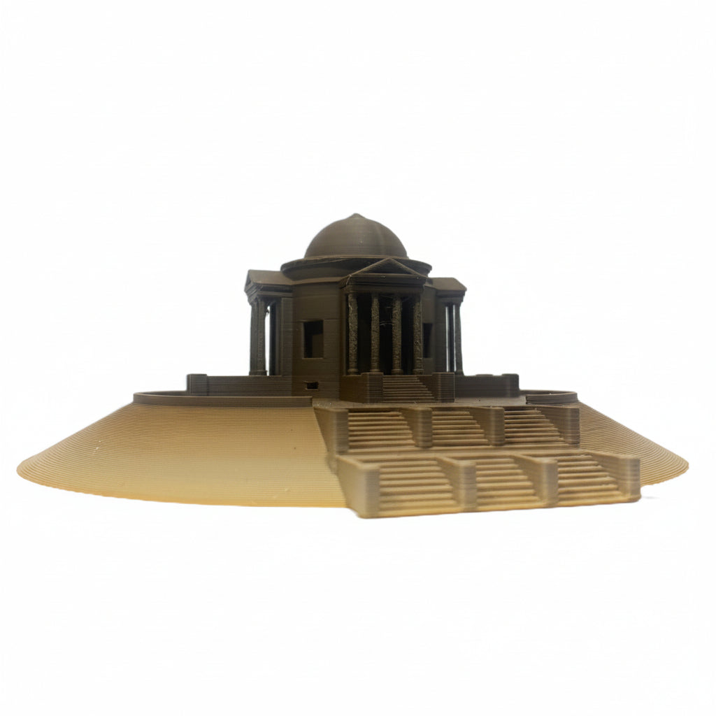 Miniature architectural figurine of the Grabkapelle Stuttgart by Tiny Monuments